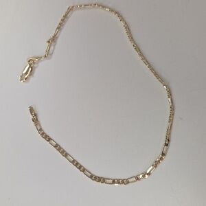Gold plated anklet